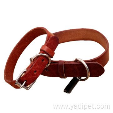 Large and medium-sized dog alloy buckle dog collar